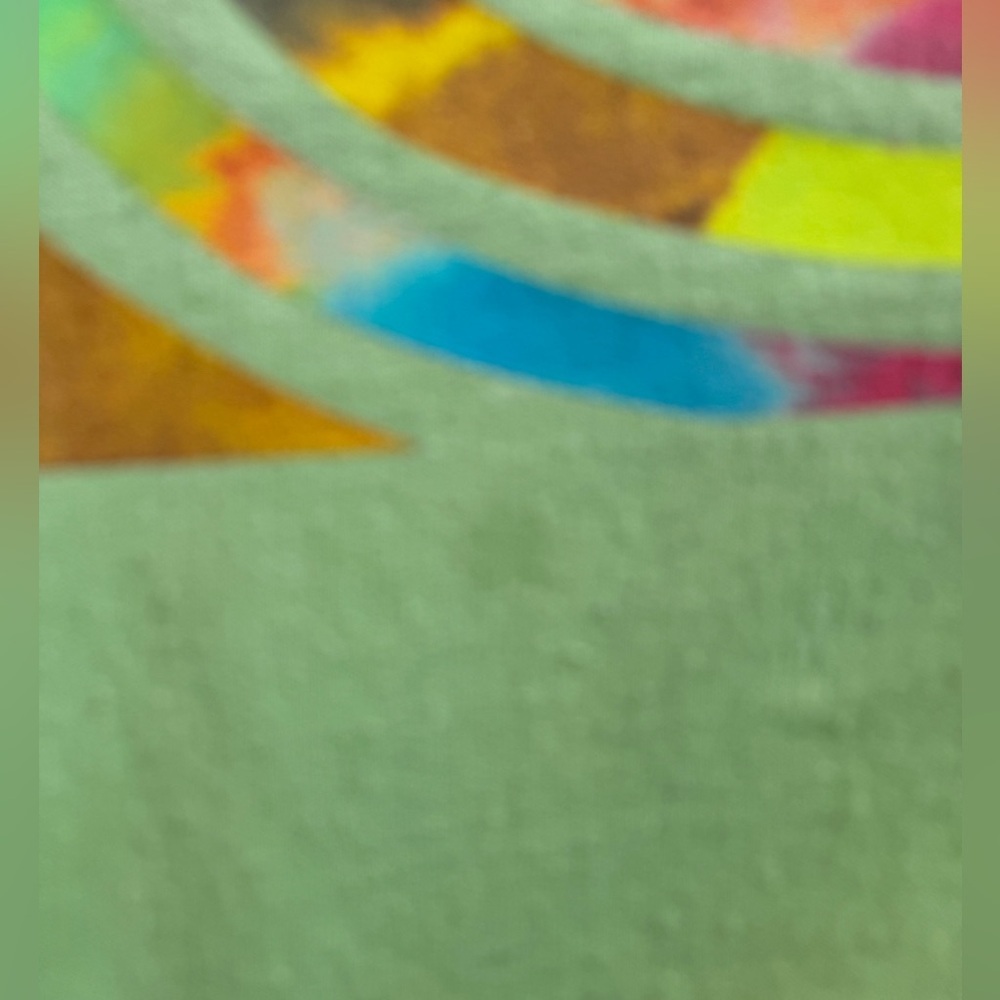 UO Urban Outfitters Nirvana Green Graphic Unisex L/XL - Picture 4 of 5